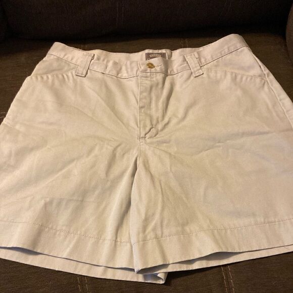 RIDERS WOMENS BERMUDA KHAKI SHORTS, SZ 14 - Picture 1 of 6